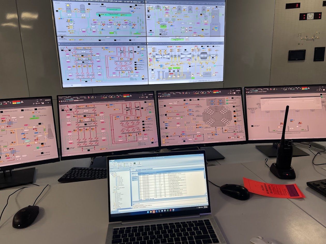 Estaciones de operación y visualización de un centro de control